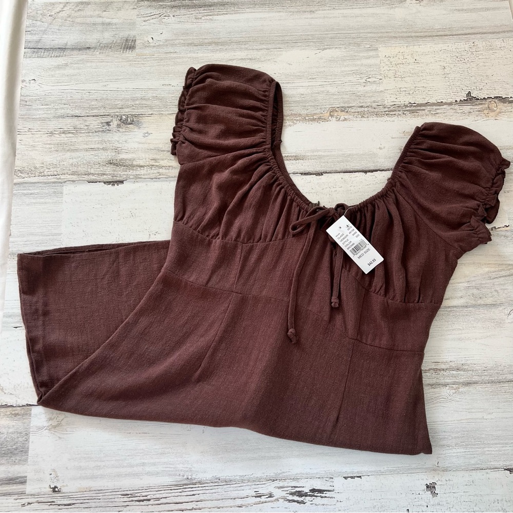 NWT LA Hearts Brown Dress